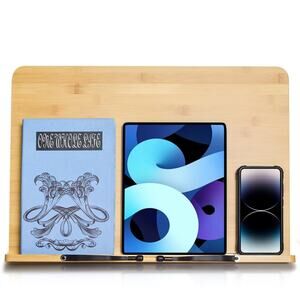 New Wooden Book Stand, Extra Large (19.68 x 14 inches)